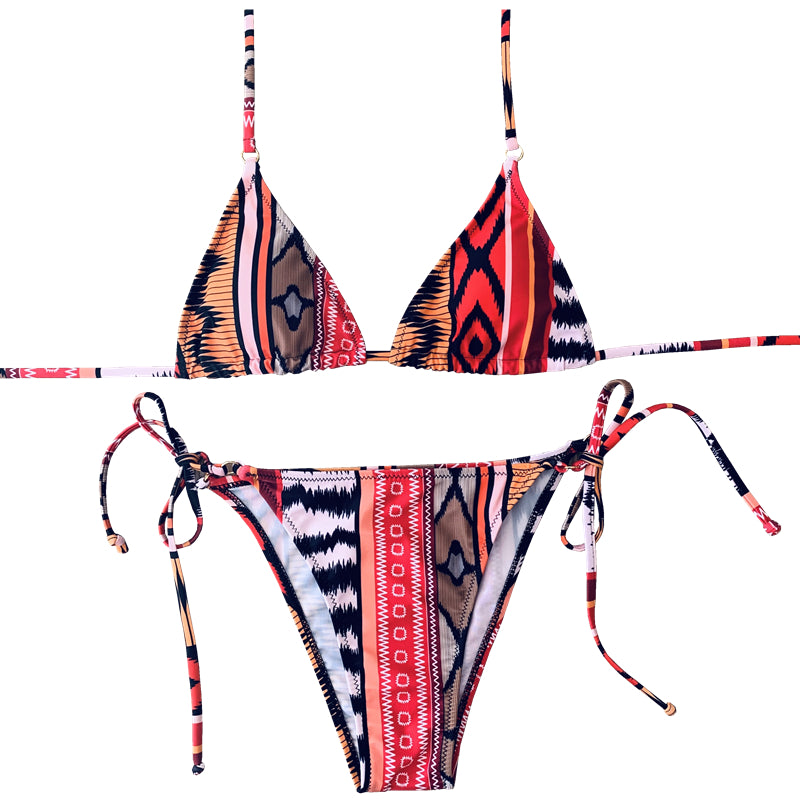 Zena Halter Bandage Bikini Swimwear Two Piece