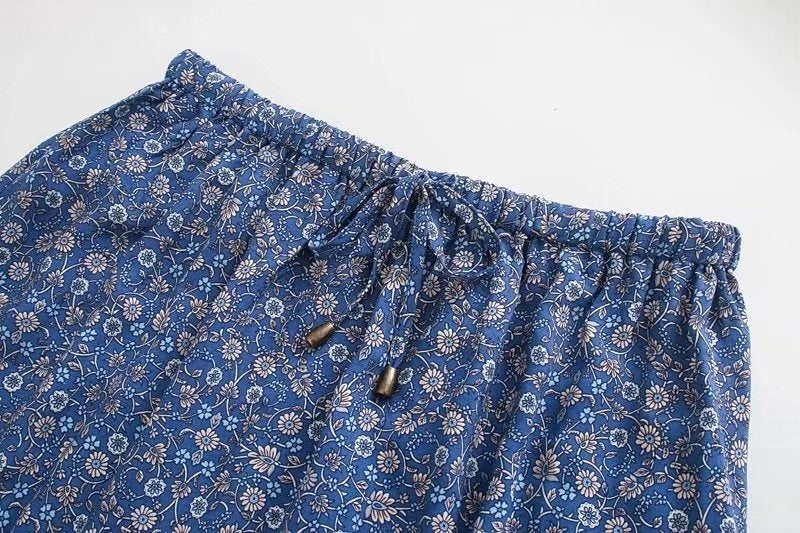 Boho Long flower fringe skirt, two colour options